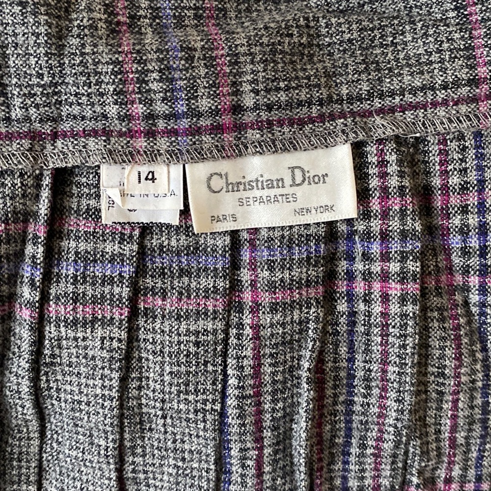 Vintage 1970s Christian Dior Skirt